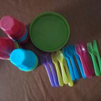 Set pic nic campeggio o stoviglie per bambini