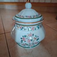 Elegante Barattolo in Porcellana Decorata