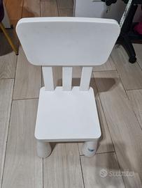 Tavolino e sedia bambini ikea
