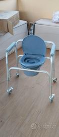 Sedia wc per disabili/anziani
