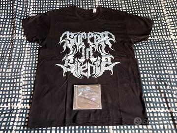 Suffer In Silence CD + T-shirt Black Metal Nuovo