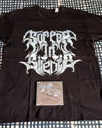 Suffer In Silence CD + T-shirt Black Metal Nuovo