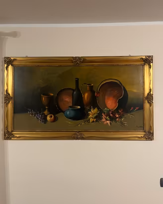 Grande quadro olio su tela
