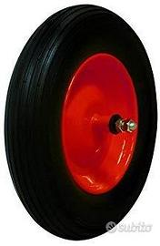 Ruota anteriore completa per carriola 3.50 - 8