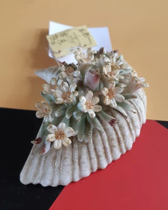 Soprammobile Cornucopia in Porcellana