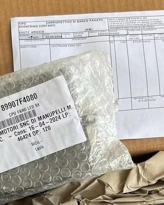 Centralina cpu faro toyota chr my20