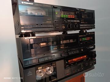 CT-W500 Piastra HiFi Cassette Pioneer Alta Qualità