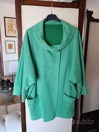 Giacca tessuto scamosciato 