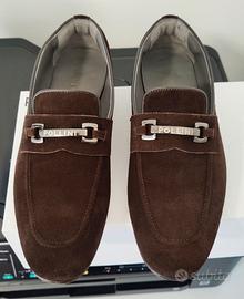 POLLINI - MOCASSINO SCAMOSCIATO CON MORSETTO - 43
