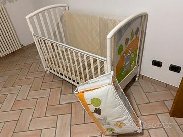 Lettino Pali neonato con piancheria