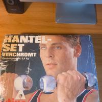 Un set di manubri smontabili