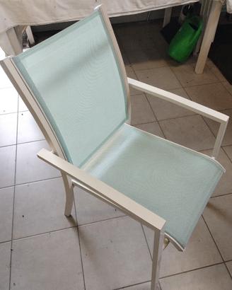 set tavolo sedie da giardino in alluminio 