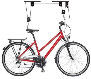 ganci a soffitto portabici 