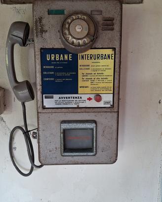 cabina telefono anni 70