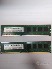 Memoria RAM 16GB DDR3 PNY 2x8GB 1600MHz