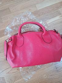 borsa Tosca rossa pelleMama Milano  nuova