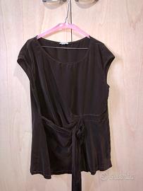 Vestito blusa donna Marella taglia 50 smanicato