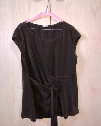 Vestito blusa donna Marella taglia 50 smanicato