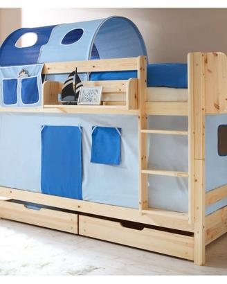 LETTO A CASTELLO IN LEGNO