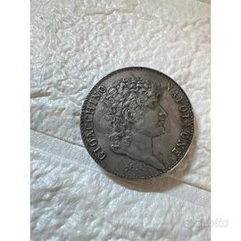 Moneta 5 lire 1813 Napoleone Regno  Due Sicilie