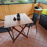 TAVOLINO PIEGHEVOLE IN LEGNO DA GIARDINO