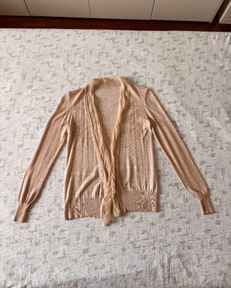 Golfino leggero donna beige senza marca taglia S