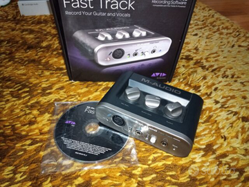 M-audio avid fast track scheda audio musica rec