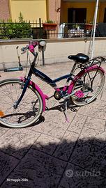 Bicicletta ragazza btwin originali 500 misura 24