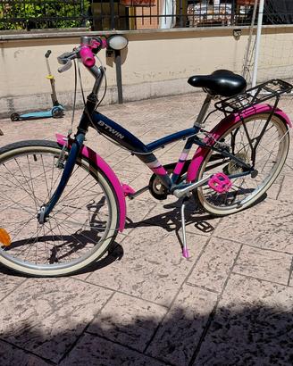 Bicicletta ragazza btwin originali 500 misura 24
