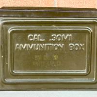 Cassetta US nastri Browning cal.30 seconda guerra.