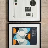 Cornici in legno nero 40x50 con passpartout