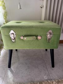 Pouf contenitore in stile retrò