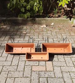 set vasi da ringhiera