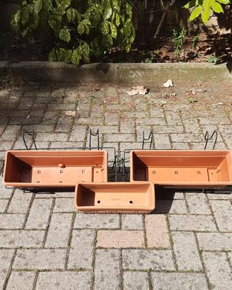 set vasi da ringhiera