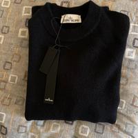 Maglione girocollo Stone Island nero