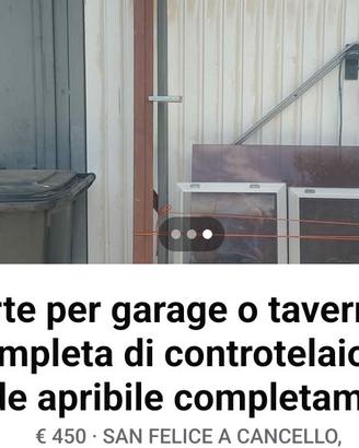parta garage o tavernetta o cantina 