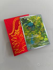 Pokémon 151 Bulbasaur 166/165  Illustrazione Rara