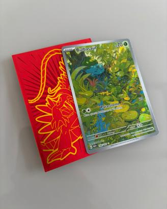 Pokémon 151 Bulbasaur 166/165  Illustrazione Rara