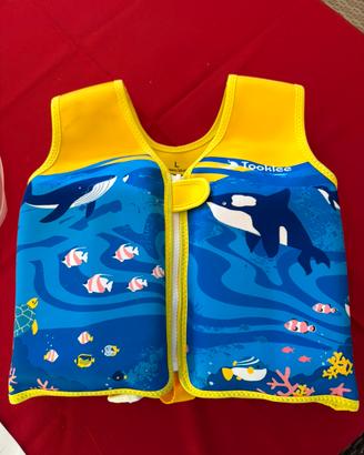 Giubbotto da nuoto per bambini, taglia L, 6-9 anni