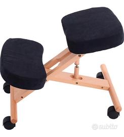 Sedia ergonomica con ruote