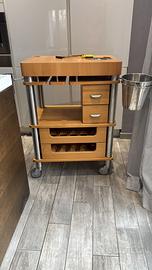 Carrello cucina portavivande