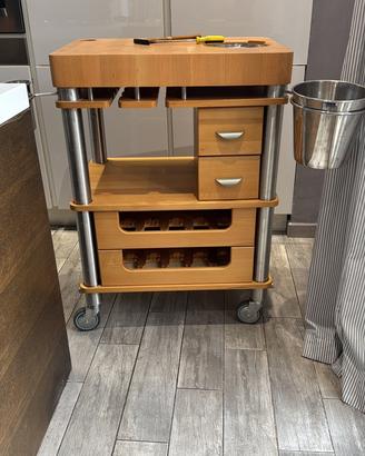 Carrello cucina portavivande