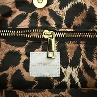 Borsa Merci pelle marrone con frange