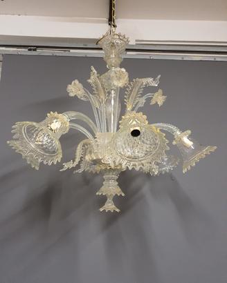 lampadario in vetro di murano 