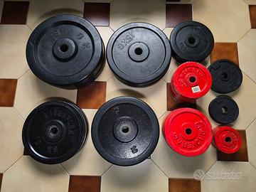 Attrezzatura e dischi per palestra