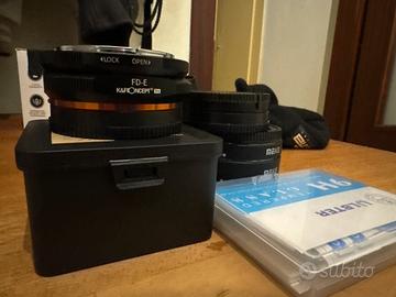 Adattatore Sony e Tubi prolunga + accessori