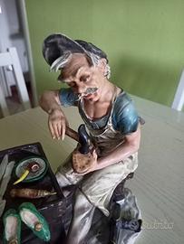 CAPODIMONTE CIABATTINO CON GATTO