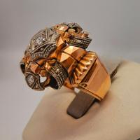 Anello Vintage in Oro 18 carati con diamante