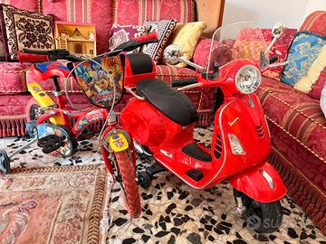 Vespa Piaggio, più bici Gormiti