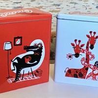 Due biscottiere latta Gocciole Barilla MAI USATE